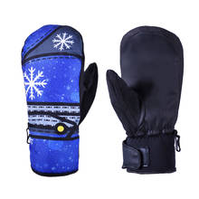 Inside Five Finger Design Ski Gloves Waterproof and Windproof Snowboard Gloves Warm and Comfort Snowmobile Gloves 2024 - buy cheap