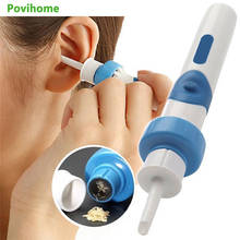 Aspirador de pó elétrico para limpeza de ouvidos, cera de ouvido, removedor indolor de cera, ferramenta de limpeza, 1 conjunto 2024 - compre barato