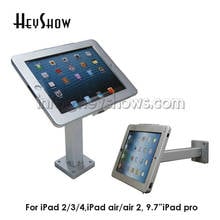 Soporte de pantalla para tableta IPad, accesorio seguro montado en la pared, de Metal, con cerradura, para iPad 2/3/4 Air 2024 - compra barato