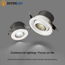 Iluminação comercial 3W Recesso LEVOU Downlight Ajustável LEVOU Rodada Downlight Teto Regulável LED Spot Light Lâmpada Para Shopping 2024 - compre barato