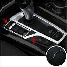 For BMW 5 7 Series GT X3 X4 F07 F10 F25 Car Gear Shift Box Sequins Cover Trim interior Stall Decoration decorative strip sticker 2024 - buy cheap