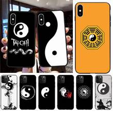 Yjzfdyrm oito diagramas taiji yin yang caso de telefone escudo para iphone 11 pro xs max 8 7 6s plus x 5S se 2020 xr 2024 - compre barato