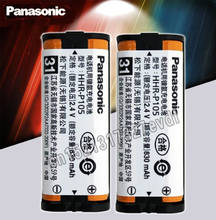 2PCS/LOT Panasonic High HHR-P105 Ni-MH Rechargeable Battery 830mah Wireless Home Phone battery Cordless Phone 2024 - buy cheap