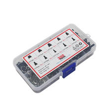 200pcs/lot 10 value Mini Button Switch kit 6*6 rice cooker / telephone / PCB board maintenance use 6x6x4.3 Keys Switch 2024 - buy cheap