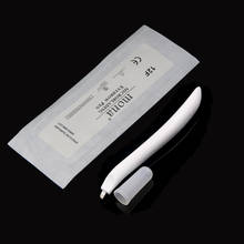 10pcs Permanent make up agulhas microblading supplies u blade microblading needles 18 U SHAPE disposable 0.18MM MICROBLADING 2024 - buy cheap