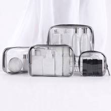 Women Waterproof Swimming Storage Bag Transparent Sports travel storage bag Bath Wash Organizer Bath Zipper Pouch 2024 - buy cheap