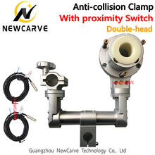 Multi-function Double Head Clamp Anti-collision Fixture with 3pcs proximity switch For Plasma Flame Torch Cutting NEWCARVE 2024 - buy cheap