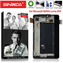 5.2" Original AMOLED For Microsoft NOKIA Lumia 950 LCD Display Touch Screen with Frame Digitizer For NOKIA Lumia 950 LCD Screen 2024 - buy cheap