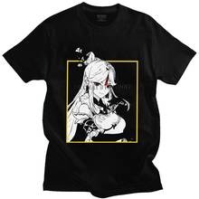 Ningguang Genshin Impact Tshirt Men Short Sleeved Printed T Shirt Classic Japan Anime Game T-shirt Cotton Harajuku Tee Tops Gift 2024 - buy cheap