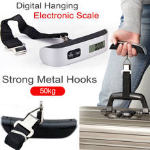 Digital Weight Scale Weight Scale Kitchen Luggage 50kg Hand-Held Measuring Tool Hanging Bar Suitcase Travel Home Luggage Scale 2024 - buy cheap