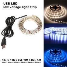 LED Strip USB 5 V LED String Night Lamp Home Decor Bathroom Super Bright Light Strip Kitchen Waterproof Flexible Durable TV 2024 - buy cheap