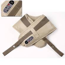 Upgrade heating Pillow Kneading Neck Shoulder Back Waist Belly Massager slimming massager belt 2024 - buy cheap