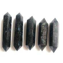 Natural Astrophyllite Crystal Wand black Crystal Double-pointed Treatment Stone For Ornaments Decor Gift 2024 - buy cheap