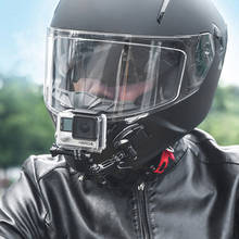 Suporte para câmera de capacete de motocicleta, suporte para yamaha r6 2018 tdm 850 fz25 drag star 400 v star 1100 mt10 vstar r15 v3 2024 - compre barato