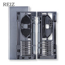REIZ 24 In 1 Precision Screwdriver Bits Set Magnetic Torx Slotted Phillips Screw Nuts Key Mobile Phone Repair Hand Tools Kit 2024 - купить недорого