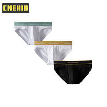 3Pcs Cotton Comfortable Mens Briefs Underwear Shorts CMENIN Popular Mens Panties Sexy Gay Men Underwear Bikini Men Briefs Cuecas 2024 - buy cheap