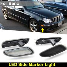 For USA Version BENZ W203 C CLASS C230 C240 C280 C32 AMG C320 C350  Car Front Amber LED Side Marker Lamp Turn Signal Light 2024 - buy cheap