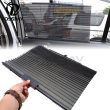 Parasol retráctil para ventana de POSSBAY negro, cubierta de protección solar, visera de malla, protector 2024 - compra barato