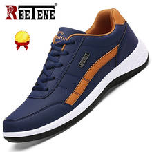 REETENE Big Size 38-48 Leather Men Sneakers For Men Casual Shoes Outdoor Men'S Sneaker Spring Sneakers Man Leather Men Shoes 2024 - buy cheap