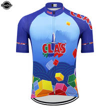 NEW clas cycling jersey men short sleeve ropa ciclismo bike wear mtb jersey cycling clothing maillot ciclismo clothes 2022 - buy cheap