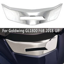 Motorcycle Chrome Fairing Head Cover Front Upper Cowl For Goldwing GL1800 F6B GL 1800 2018 2019 2020 2024 - buy cheap