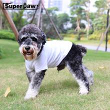 Dog Puppy Summer T-shirt Cool Vest Cotton Clothes Costumes For Small Medium Dogs Schnauzer Pomeranian Pug Corgi GKC43 2024 - buy cheap