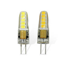 Cuentas de lámpara LED Mini G4, Bombilla de 2W CA/CC 12V 220V, bombillas halógenas G4 de repuesto para lámparas de pared, foco de araña, 10 Uds. 2024 - compra barato