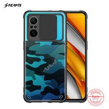 Rzant-capa para xiaomi poco f3, xiaomi redmi k40 pro, xiaomi mi 11i, case rígido, lente de camuflagem, proteção fina e transparente 2024 - compre barato