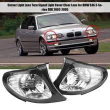 10 * 4.9" 1 Pair Corner Light Lens Turn Signal Light Cover Clear Lens for BMW E46 3-Series 4DR 2002-2005 Car Replacement Parts 2024 - buy cheap