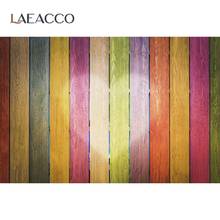 Laeacco Photo Backgrounds Colorful Planks Wooden Board Red Love Heart Baby Portrait Photography Backdrops Photocall Photo Studio 2024 - buy cheap