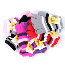 Children Girls Boys Kids Magic Stretchy Mittens Knitted Gloves Winter Warmer Drop shipping 2024 - buy cheap