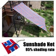95% Shading Rate Anti-UV Sunshade Net Home Balcony Fence Net Garden Plant Sunscreen Cover Shading Cloth Yard Sunshade Sail 2024 - buy cheap
