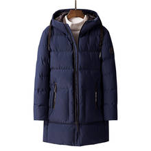 4XL Winter Mens Jackets Coats Thick Parka Men 2019 Hoody Parkas Zipper With Pocket -20 Degree Warm Parka Coat For Men Long Style 2024 - buy cheap