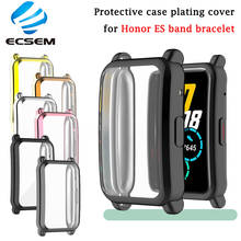 Plating cover case for Honor ES band bracelet watch accessories full edged protective case for honor ES watch anti shock shell 2024 - buy cheap