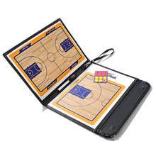 Tablero táctico profesional para entrenadores, Portapapeles de doble cara, accesorios de baloncesto, borrado en seco 2024 - compra barato