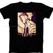 Lsd Drugs Mushroom-Camiseta de algodón para hombres, ropa de calle de Anime, Harajuku, regalo de cumpleaños, novedad, Festival de verano 2024 - compra barato