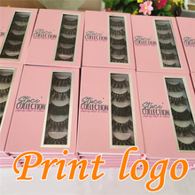 5 pairs Lashes Case 5-100Pcs Eyelash Packaging Wholesale  New Lash Boxes With Trays Bulk 25mm Mink Lashes packaging Box 2024 - buy cheap