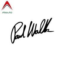 Aliauto Fashion Vinyl Decal Paul Walker Sunscreen Waterproof Reflective Personality Car Sticker Accessories PVC,13cm*8cm 2024 - buy cheap