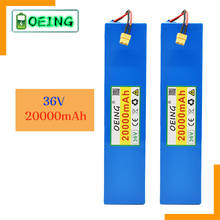 Paquete de batería de litio recargable, 36V, 20Ah, 18650, 10S3P, 500W, alta potencia, 20000mAh, gran capacidad con BMS + enchufe XT60 2024 - compra barato