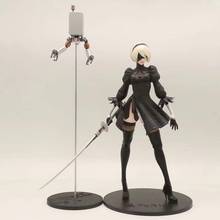 28cm nier: automata 2b yorha no.2 tipo b figura de ação anime versão deluxe novo estilo pvc luta modelo figura brinquedos boneca presente 2024 - compre barato