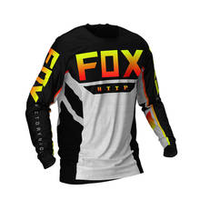 HTTP FOX New team 2021 Motorcycle endurance downhill riding jersey mtb mountain bike DH cross-country BMX motorcycle shirt MX 2024 - buy cheap