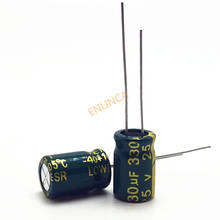 25V 330UF 8*12 high frequency low impedance aluminum electrolytic capacitor 330uf 25v 20% 2024 - buy cheap