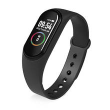 Smartwatch m4, relógio inteligente com pulseira 4, monitoramento de atividade física, frequência cardíaca, para homens e mulheres 2024 - compre barato