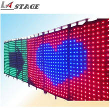 3M*4M P10 LED DJ Video Curtain RGB DMX Stage Lights Led Light Effect Led Party Light Disco Lighting 2024 - buy cheap