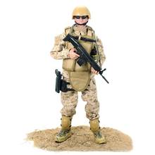 Игровой набор войск специального назначения 30 см, модель 12 дюймов 1/6, экшн-фигурка, армейские Игрушки для мальчиков, подарок 2024 - купить недорого