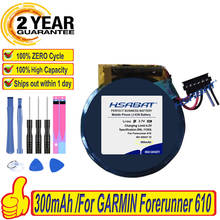 Top Brand 100% New 300mAh 361-00047-10 Battery for GARMIN Forerunner 610 GPS Watch Batteries + free tools 2024 - buy cheap