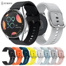 Ремешок силиконовый для наручных часов Huawei Watch GT/GT 2 Band, быстросъемный браслет для Samsung Gear S3/Galaxy Watch 46 мм, 22 мм 2024 - купить недорого