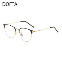 DOFTA сплав оптические очки оправа для женщин сверхлегкие мужские очки для близорукости по рецепту мужские металлические очки 5250A 2024 - купить недорого