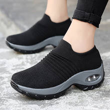 Fashion Women Sneakers Slip On Platform Running Shoes For Girls Indoor Outdoor Sports Shoes Summer Breath Walking Wedges Sapatos 2024 - buy cheap