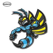 HotMeiNi 13cm x 11cm Car Styling Blue Hornet Wasp Vinyl Stickers Bike Helmet Motorbike Laptop Decal Waterproof Car Sticker 2024 - buy cheap